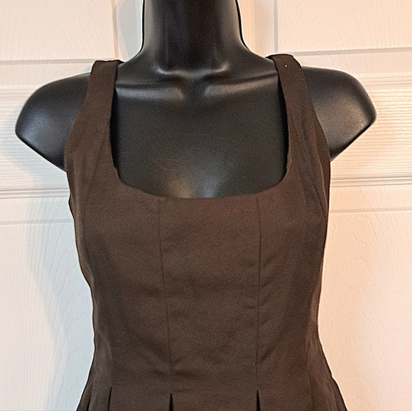 J. CREW Brown Ruffled Tank Dress - Picture 2 of 7